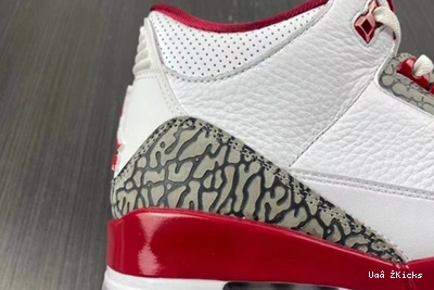 Cardinal Soft 3 Red Jordan 401 Retro CT8532- 3597  0830